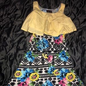 Girls spring hi low maxi dress